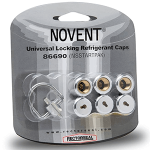 Novent Refrigerant Cap Multi-Key w/ 6 UNI Caps, 1/4"