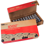 Novent Silver Universal Locking Refrigerant Caps, 1/4", 100 pk